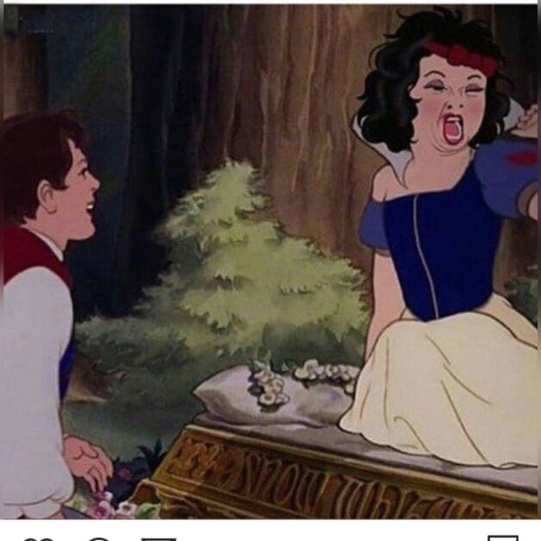 Смешная Белоснежка