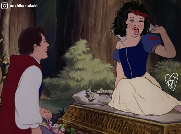 Смешная Белоснежка