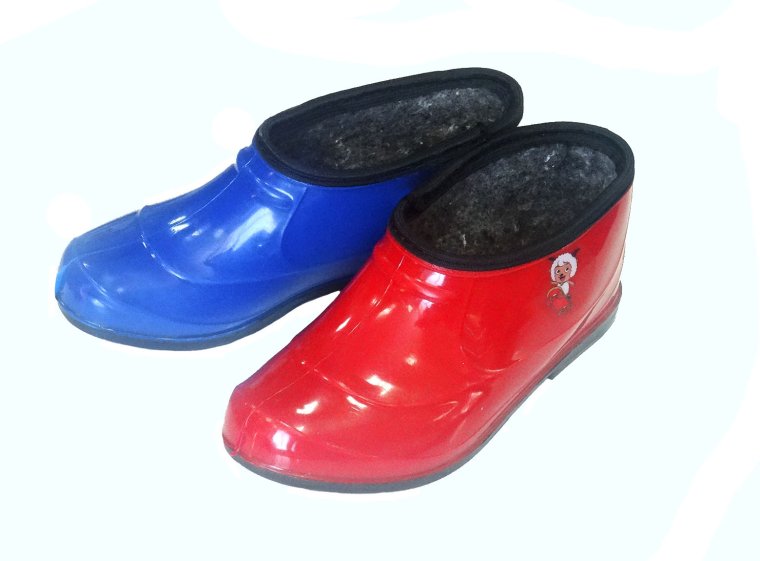 Кислотные утепленные галоши