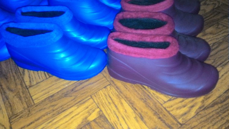 Смешные резиновые сапоги