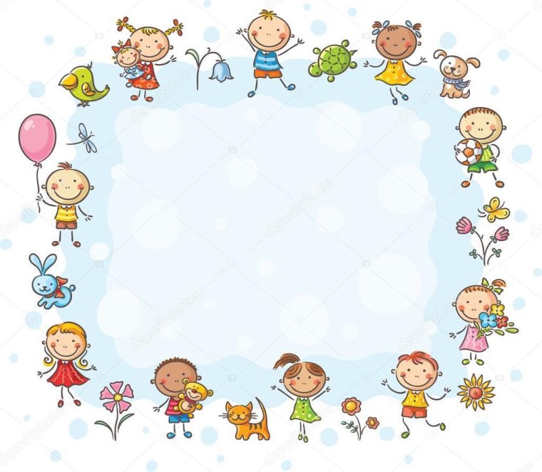 Рамка для текста дети