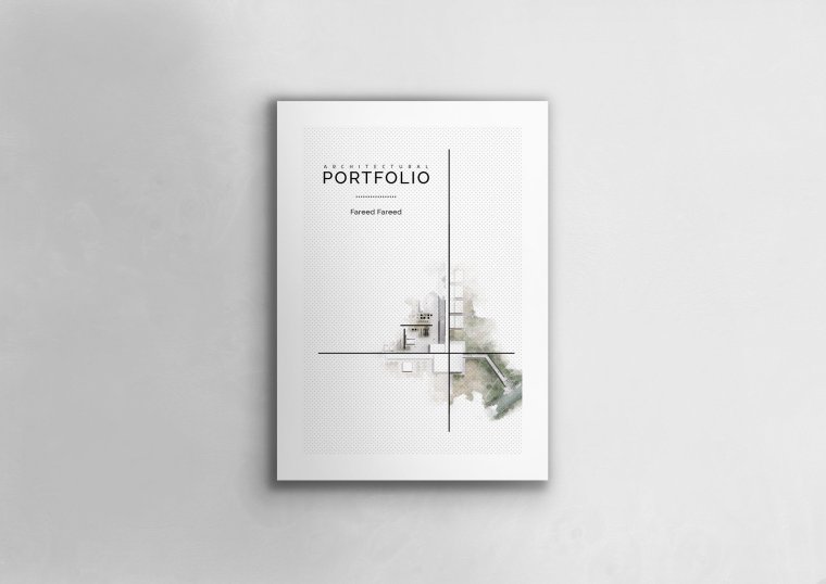 Обложка портфолио дизайнера