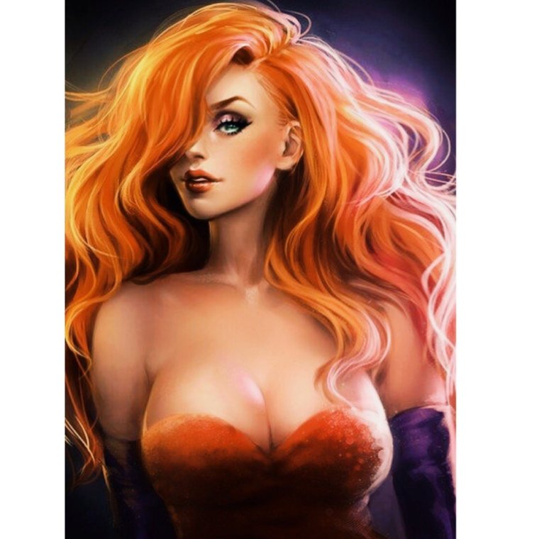 Джессика рэббит арт аниме