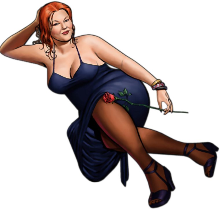 Смешные нарисованные женщины