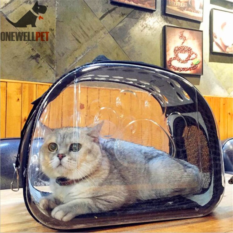 Прозрачные переноски для котов