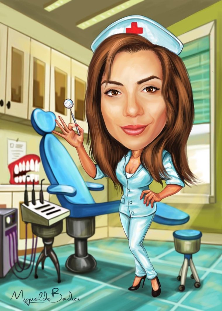 Веселый косметолог