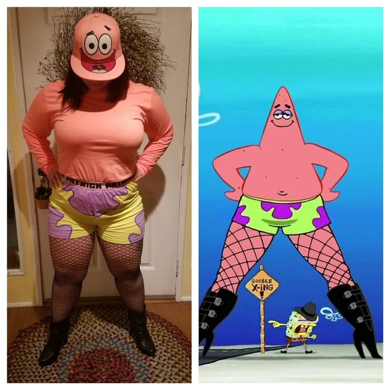 Патрик из Спанч Боба в сапогах