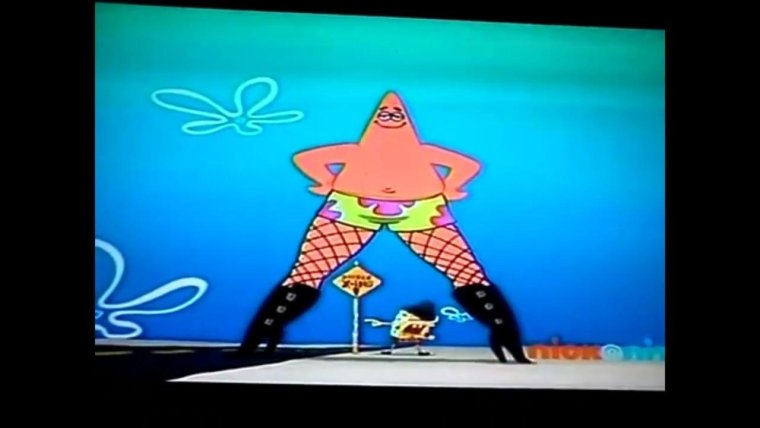 Патрик из Спанч Боба в сапогах