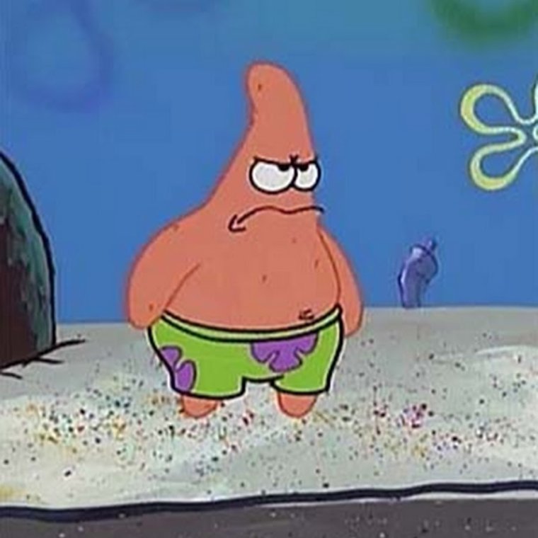 Патрик с ноготочками