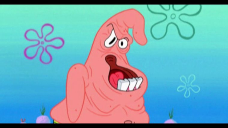 Патрик Стар в очках