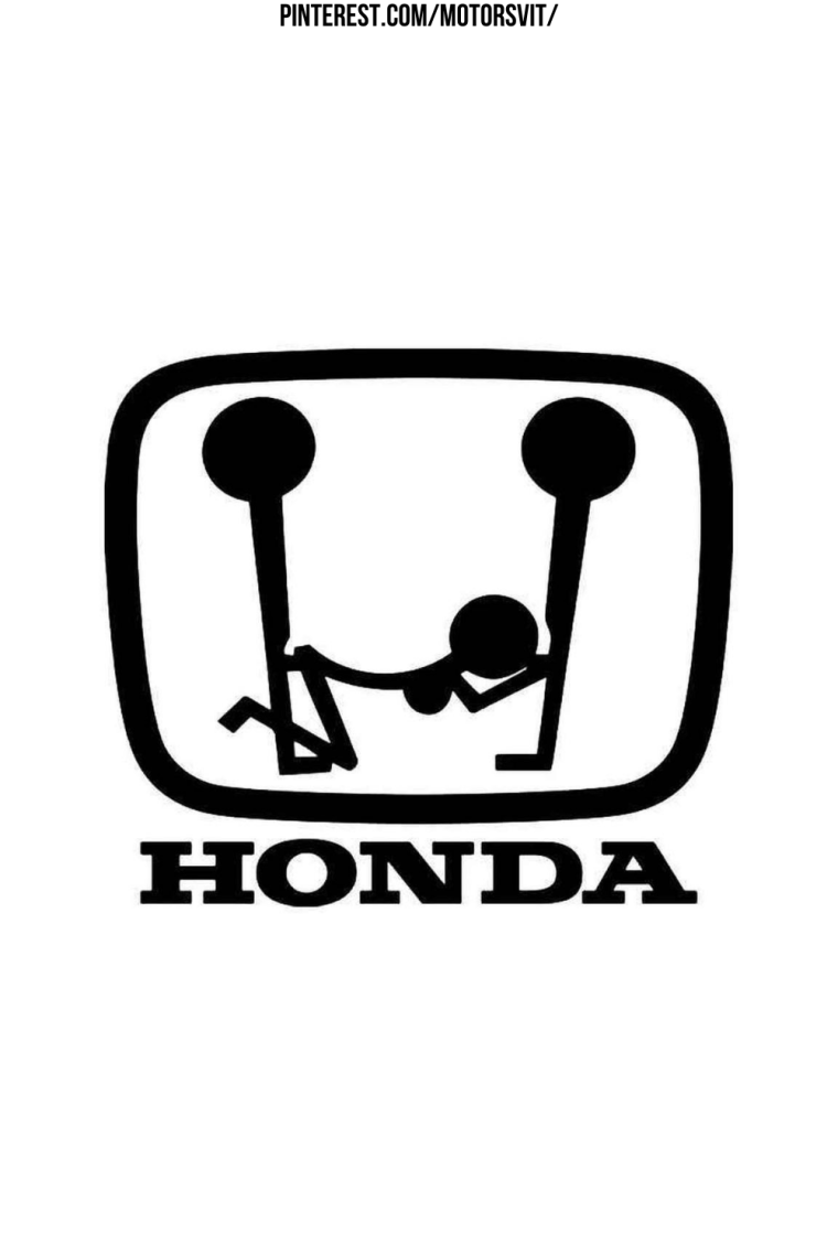 Прикольные наклейки Хонда