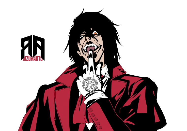 Алукард Hellsing Ultimate глаза