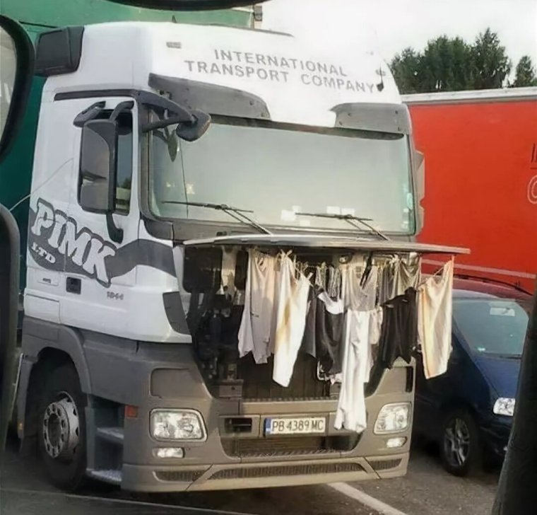 Надписи на грузовиках