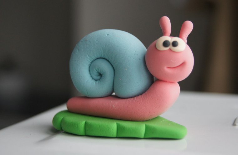 Фигурки из супер легкого пластилина