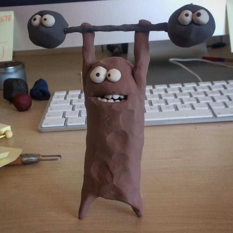 Фигурки зи легко пластилина