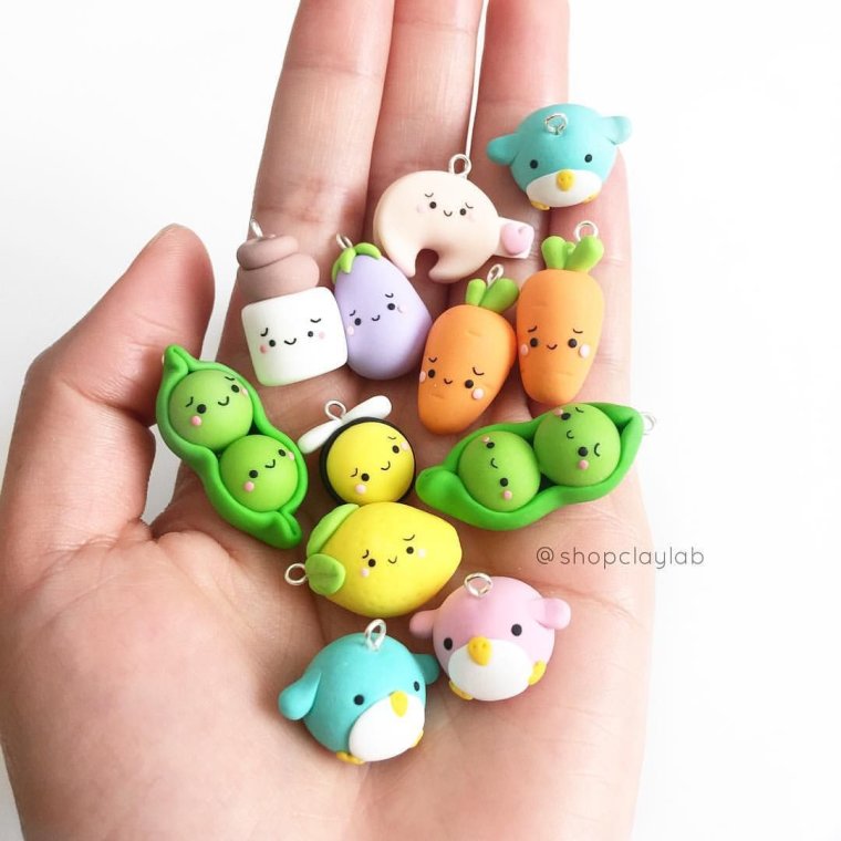 Поделки из воздушного пластилина