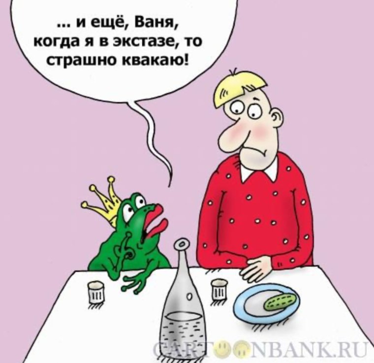 Анекдот про царевну лягушку