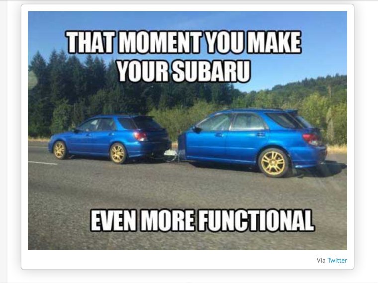 Мемы про Субару