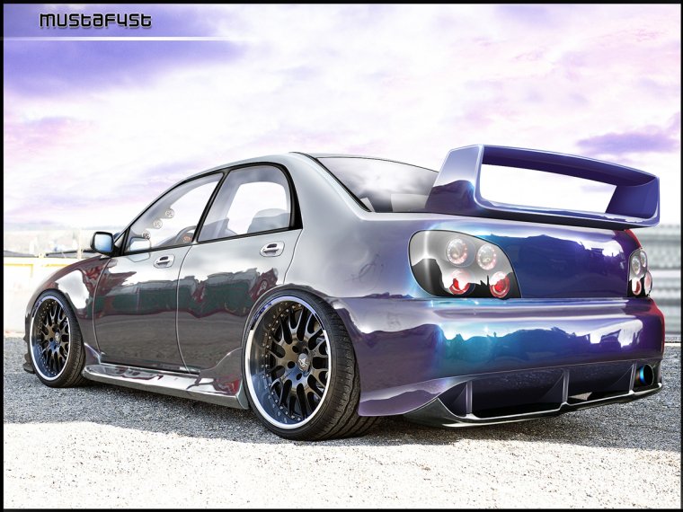 Субару с цистерной