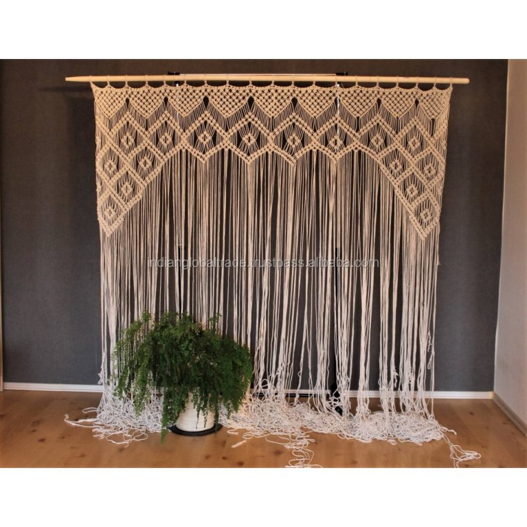 Шторы макраме