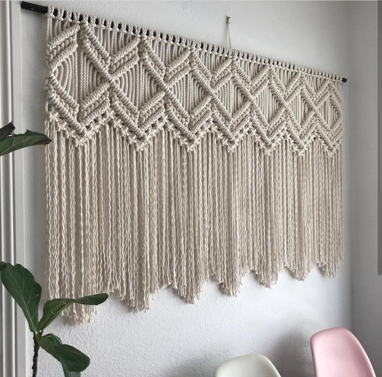 Шторы макраме