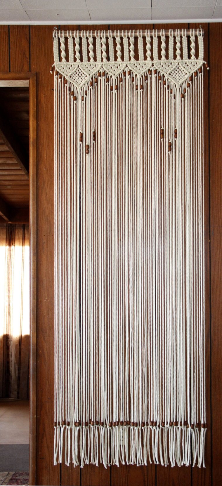 Макраме кисейные шторы