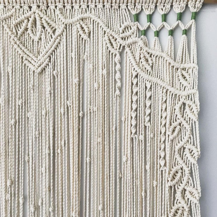 Макраме шторка