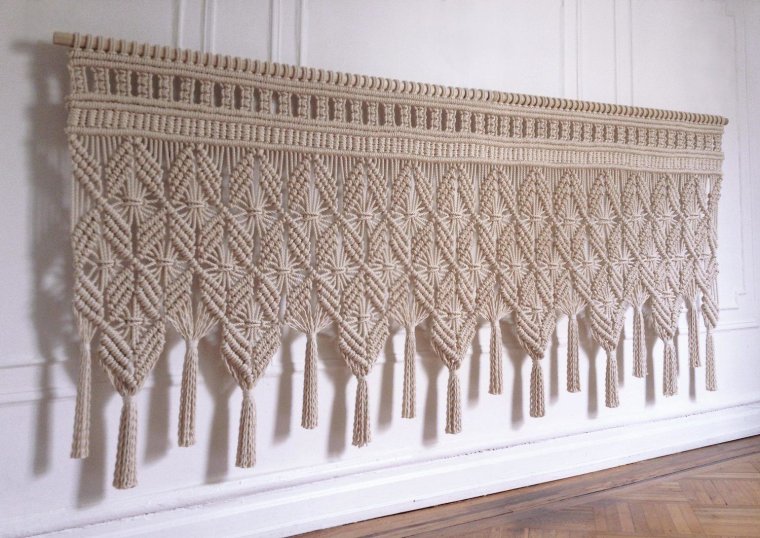Макраме панно на окно