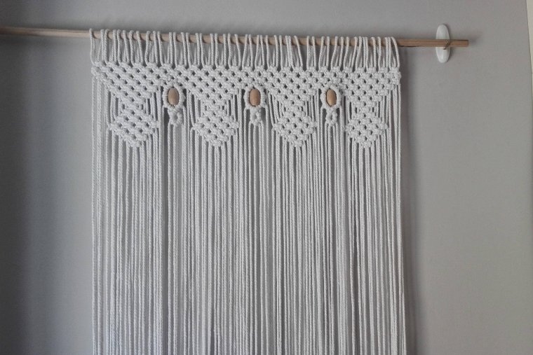 Штора макраме на окно мастер класс