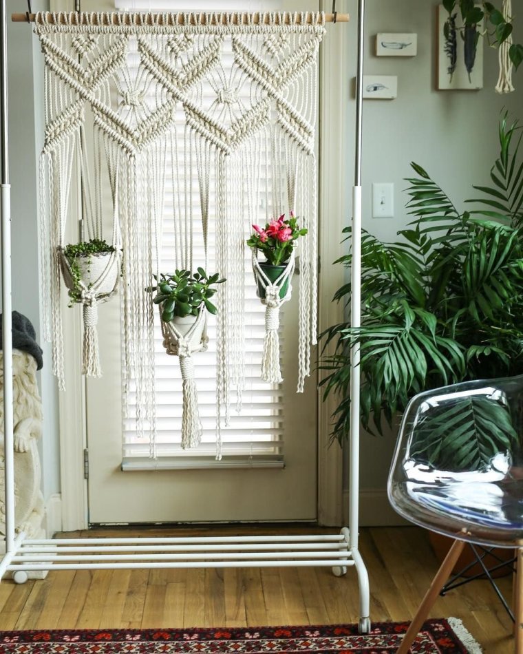 Жалюзи из макраме