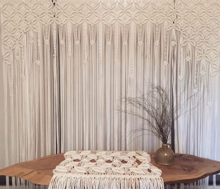 Шторы- макраме.пиетерес
