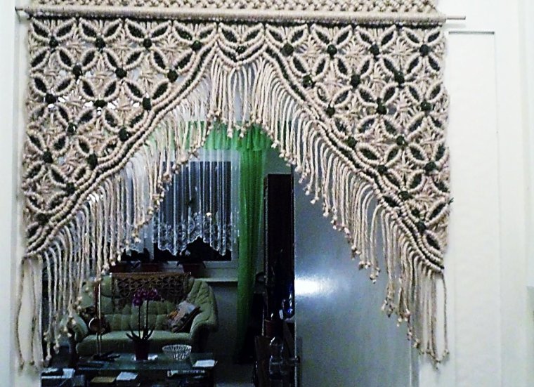 Макраме Скандинавское на окне