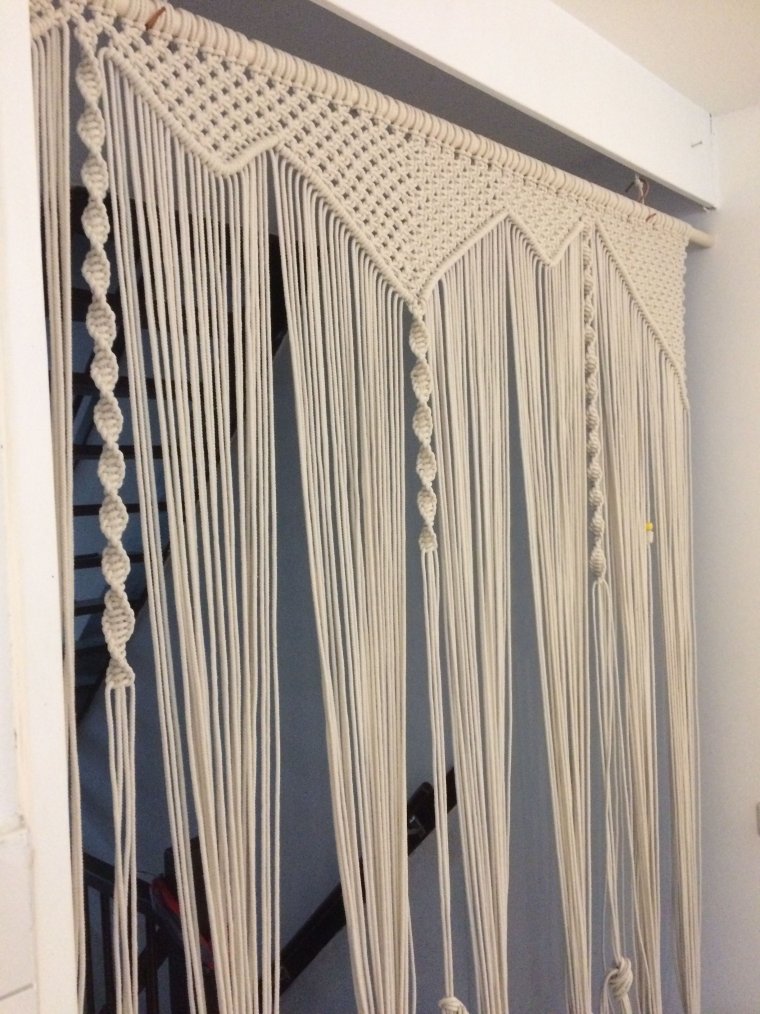 Шторы из макраме