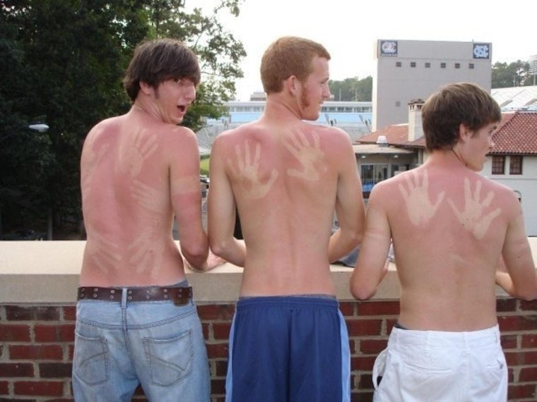 Шутки про загар