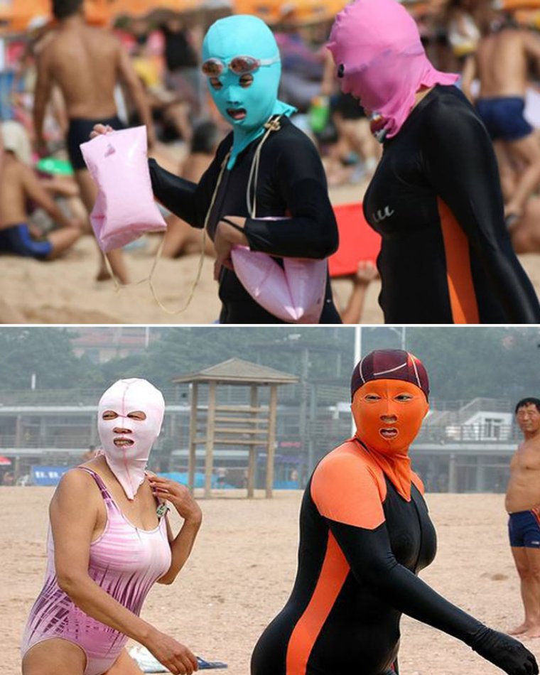 Прикольный загар у девушек