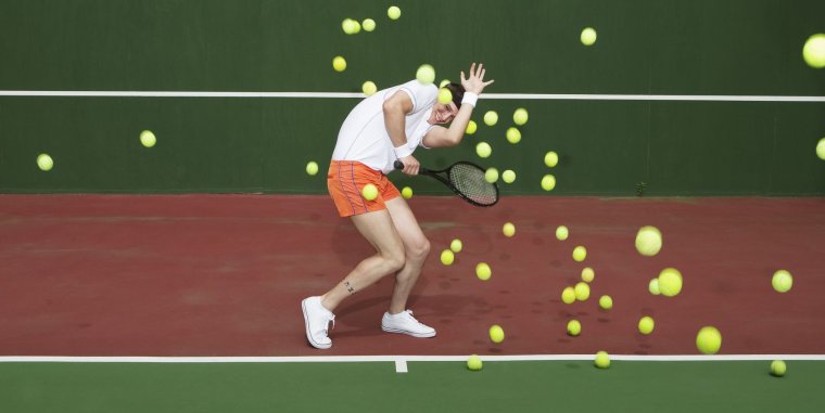 Шарж спортсмен