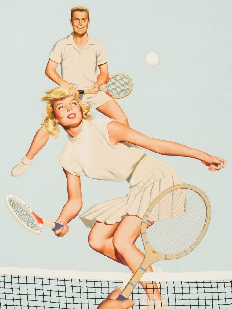 Теннис плакат