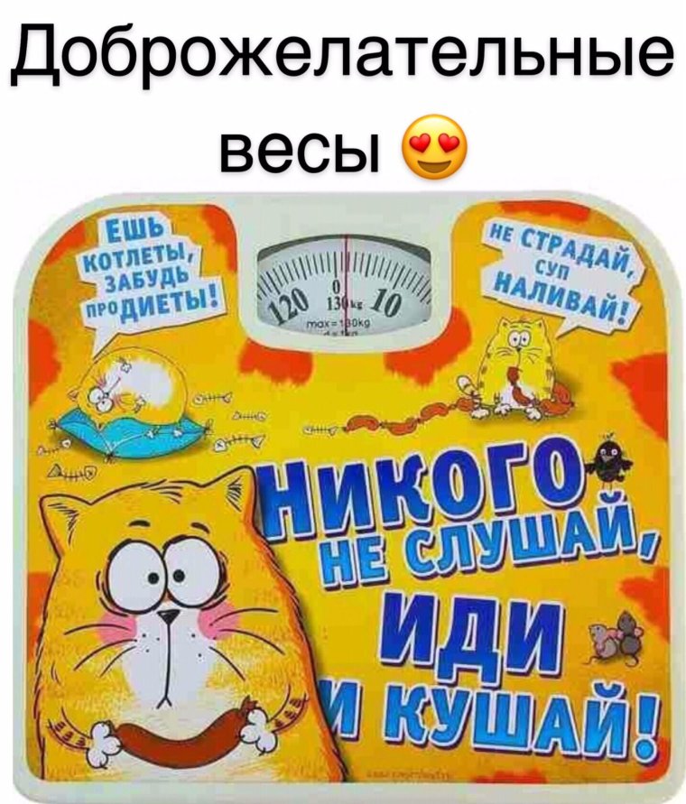 Весы напольные прикол