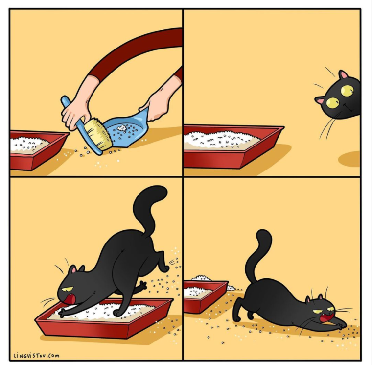 Короткие комиксы про котиков