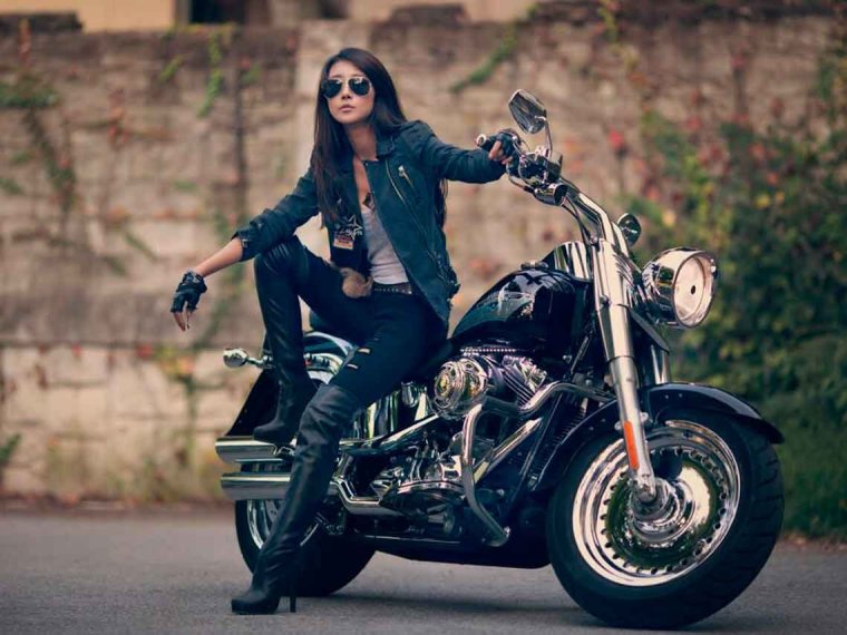 Байкерша Дарья Новик