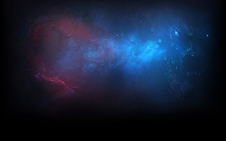 Синий фон профиля стим