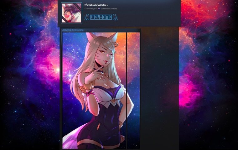 Фон мини профиля стим