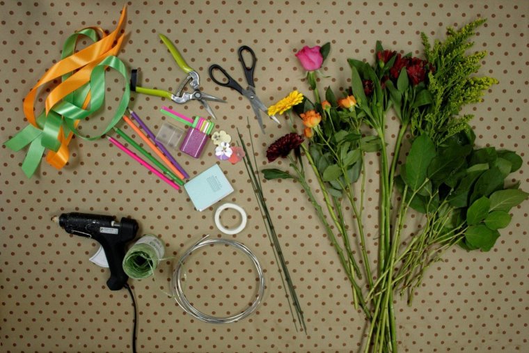 Букет из канцелярии