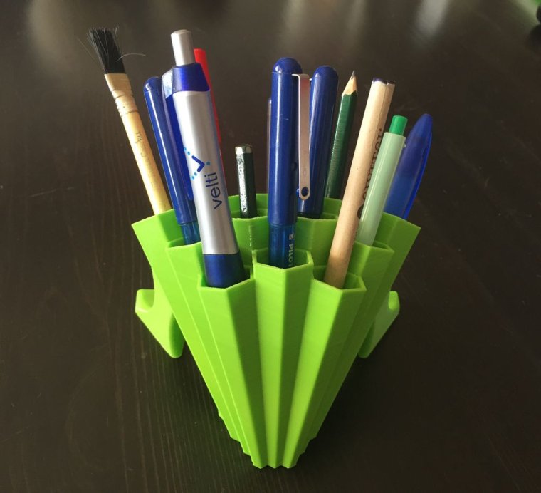 Органайзер для канцелярии из бумаги