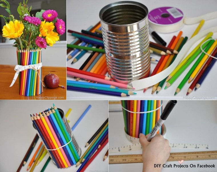 Букет из канцелярских принадлежностей