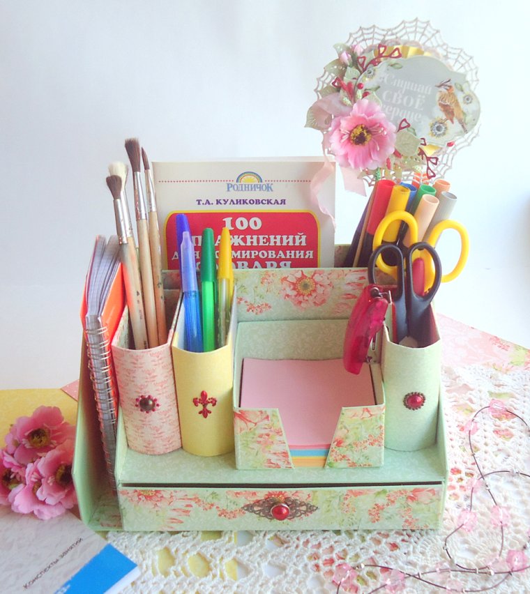 Букет из канцтоваров