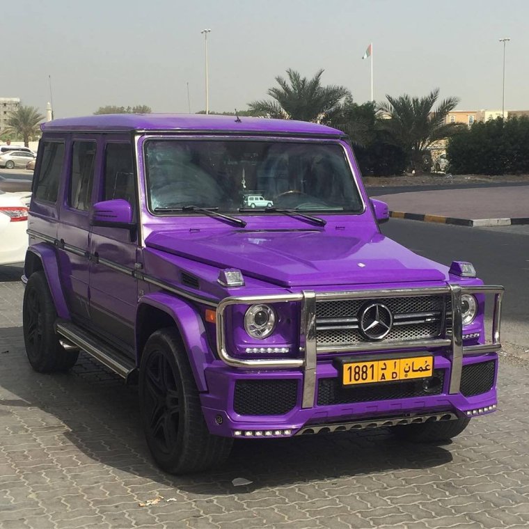 Mercedes g63 Purple