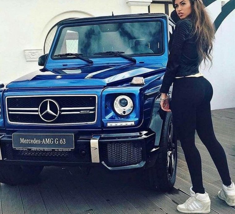 Мерседес АМГ G 63 devushka