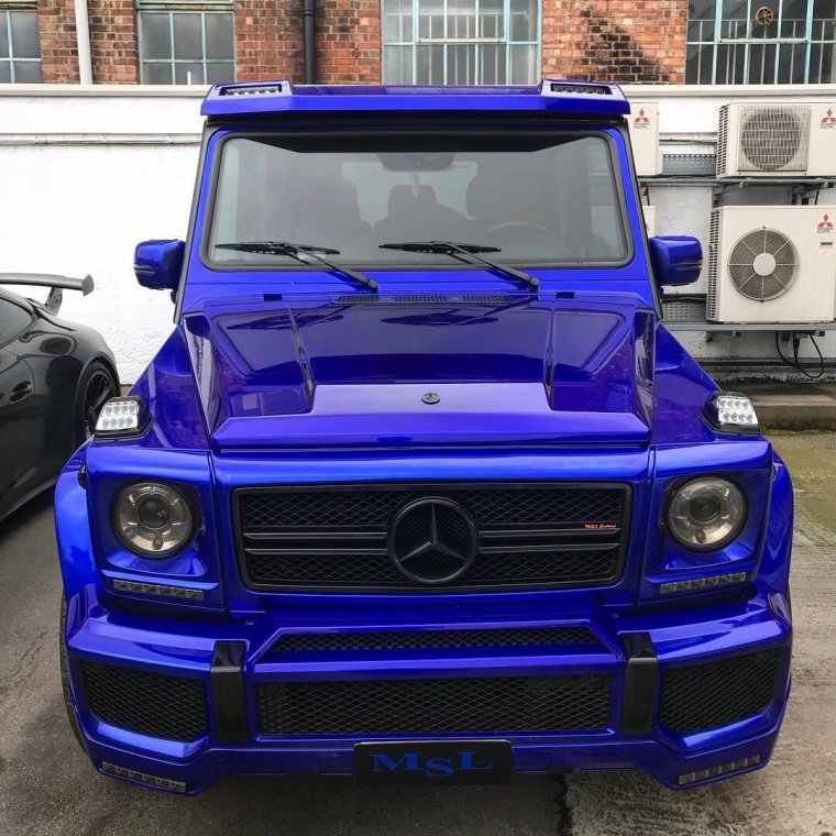 Мерседес Гелендваген фиолетовый