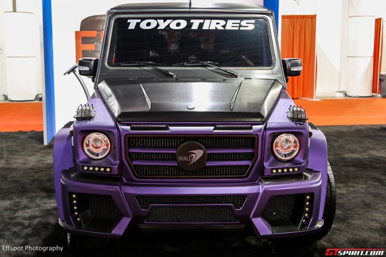 Гелендваген Брабус пурпурный